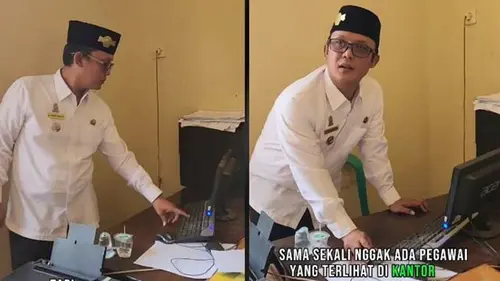 Momen Wakil Bupati Lampung Tengah Sidak ke Kantor Kecamatan Tapi Tak Ada  Pegawai Ini Bikin Miris - Hot Liputan6.com