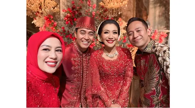 6 Potret pejabat hadiri resepsi pernikahan putri Andika Perkasa, Agus Yudhoyono tanpa didampingi istri