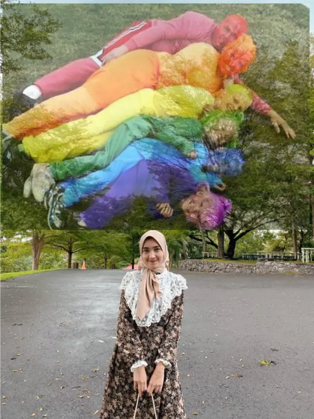 Cewek Ini Minta Fotonya Diedit Ada Pelangi, 6 Kreasi Netizen Kocak