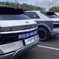 Hyundai Ioniq 5 dengan lilvery Polisi Militer (Instagram/@jaya_polisi_militer)