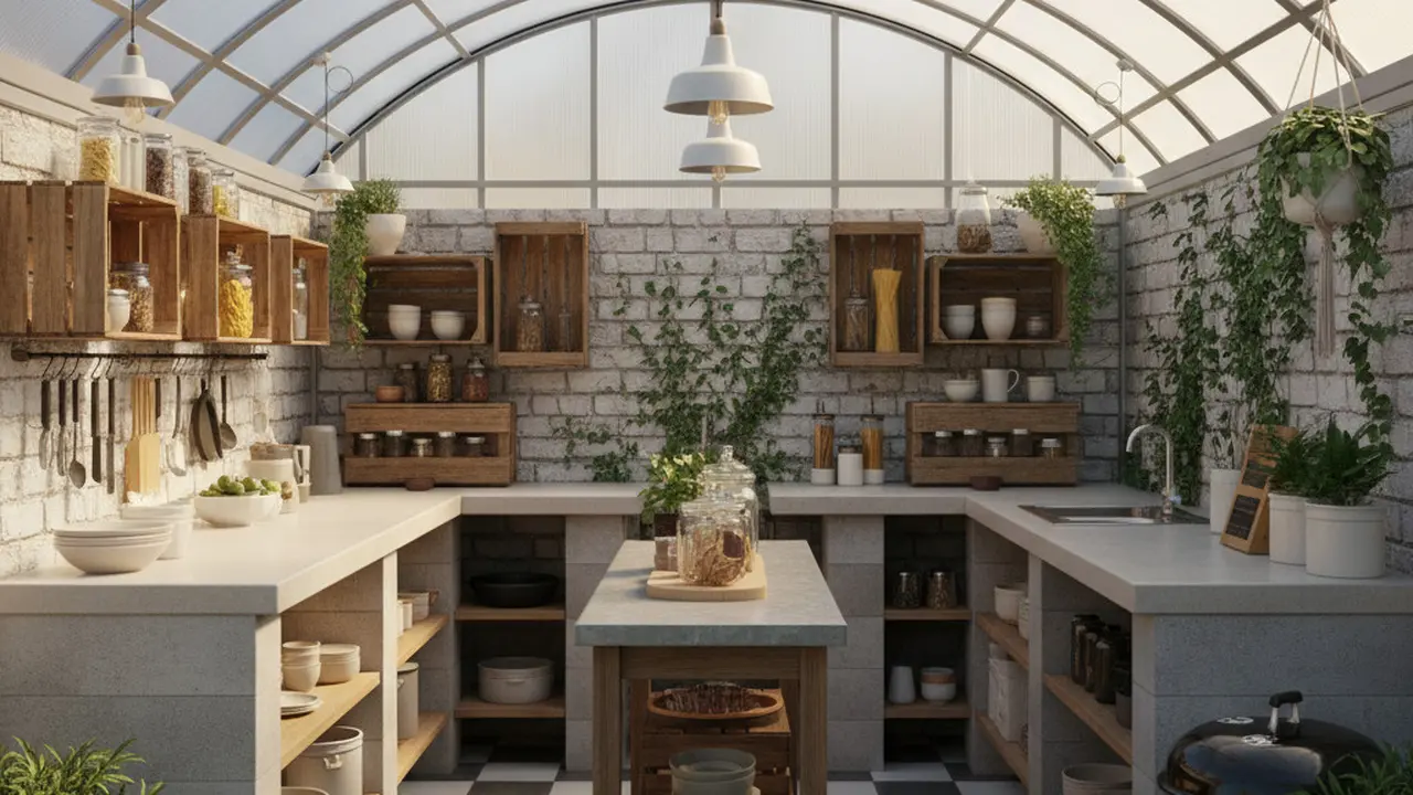 Inspirasi Model Kitchen Set Outdoor Murah
