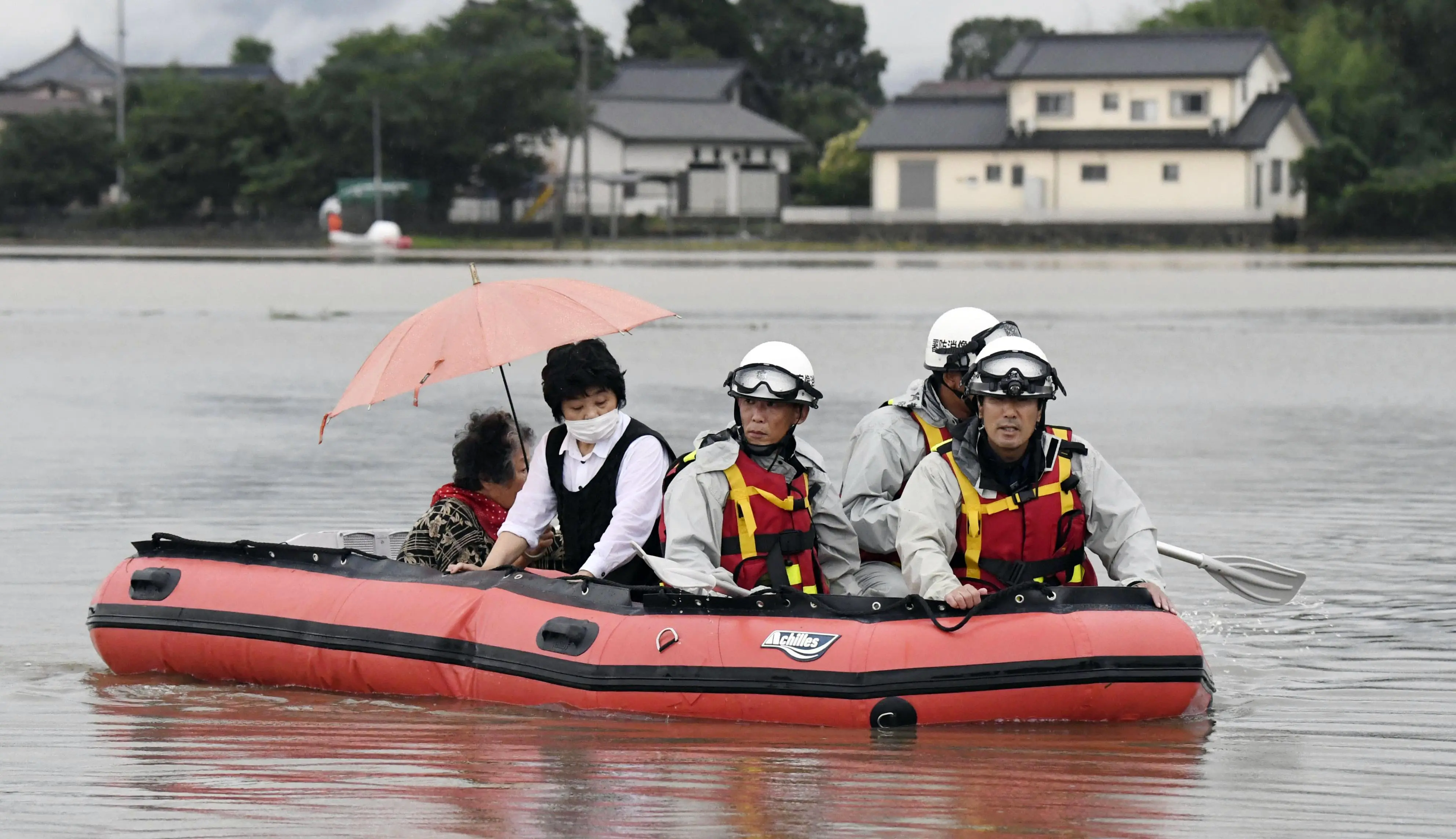 Banjir Jepang 2017 (AP)