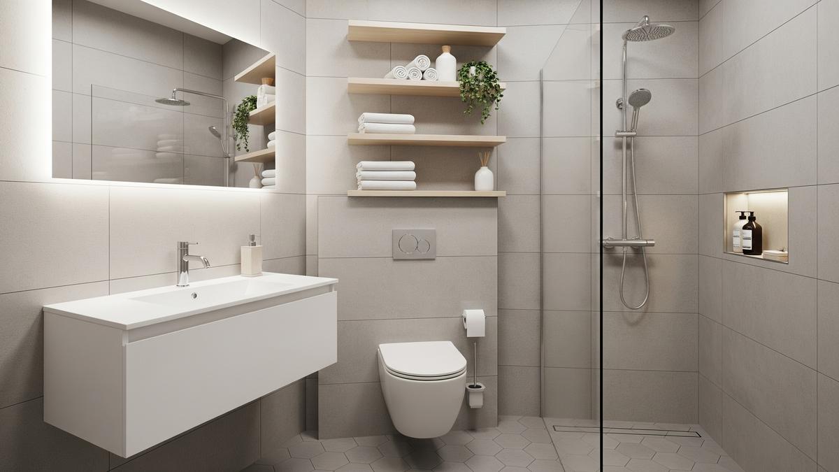 7 Desain Kamar Mandi Kecil tapi Terlihat Luas dengan Trik Interior 2025, Cocok untuk Hunian Minimalis