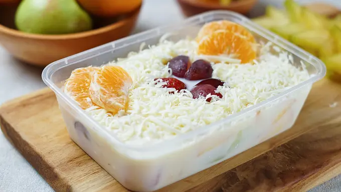 salad buah yogurt susu