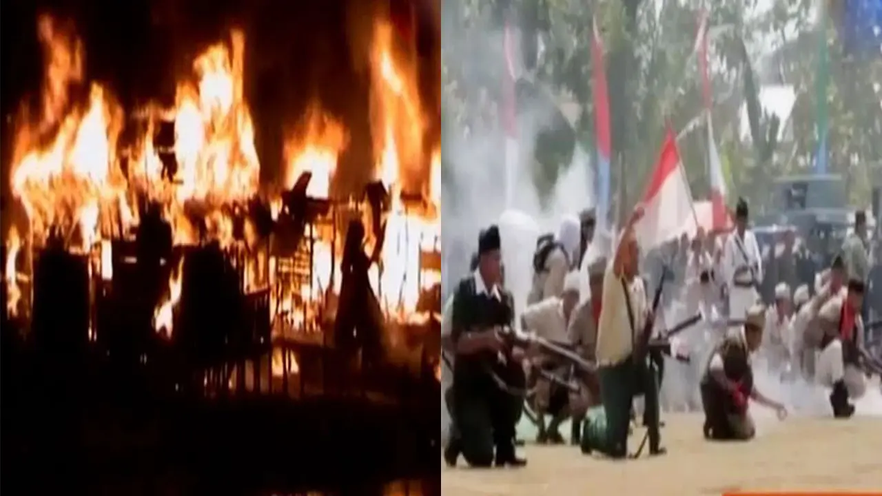 Rumah Warga Ludes Terbakar hingga Drama Kolosal Sambut HUT TNI