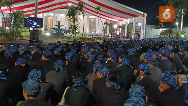 Ribuan Suku Baduy di Acara Adat Seba Baduy. (Sabtu, 03/05/2025). (Yandhi Deslatama/Liputan6.com).