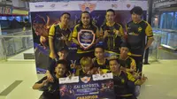 Tim Recca Esports menjadi juara nomor Mobile Legends pada turnamen esports KAI Esports Goes to Jakarta 2019, di Stasiun BNI City, Jakarta.  (FOTO / Ist KAI Esports)