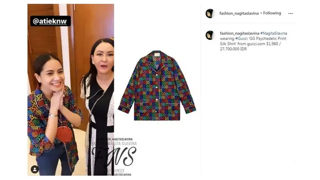 6 Gaya Nagita Slavina dengan Piyama Set, Ada yang Ditaksir Capai Puluhan Juta Rupiah