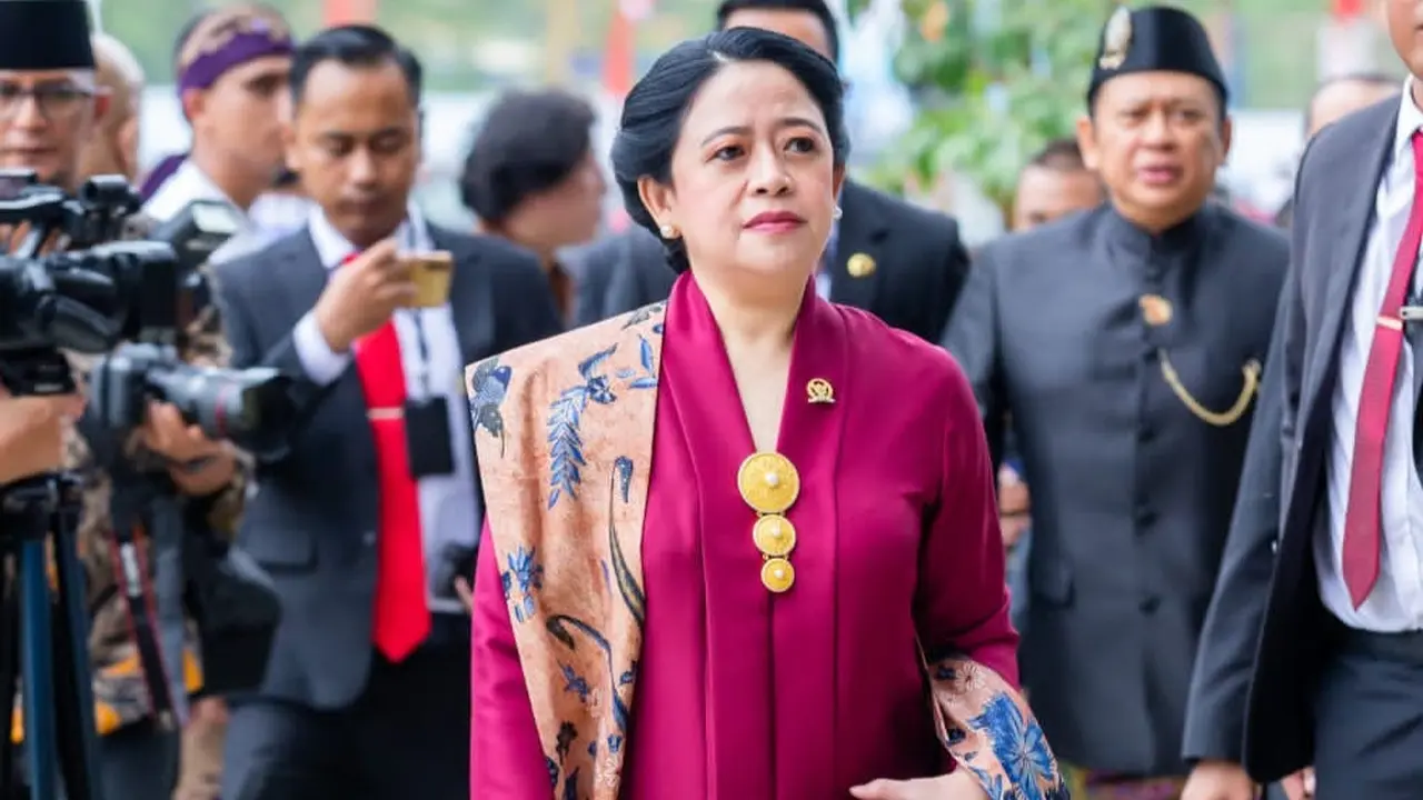 Ketua DPR RI Puan Maharani  di Ibu Kota Nusantara, Kalimantan.