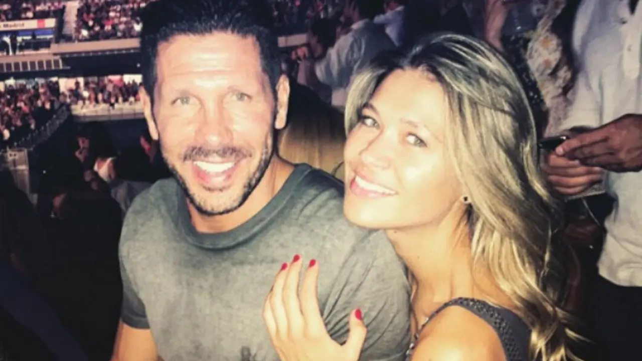 Carla Pereyra dan Diego Simeone