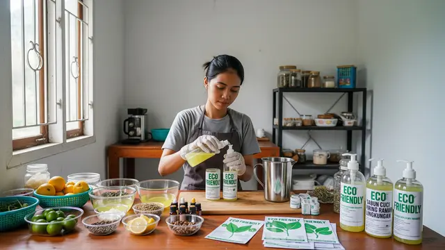 Ide Usaha Produksi Sabun Cuci Piring Ramah Lingkungan yang Bisa Dikerjakan di Rumah