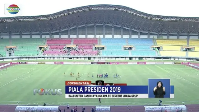 Bhayangkara FC dan Bali United tekad raih predikat juara Grup B Piala Presiden 2019.