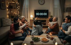 10 Ide Malam Tahun Baru Bersama Keluarga di Rumah, Hangat dan Penuh Kebersamaan (Foto: Gemini AI)