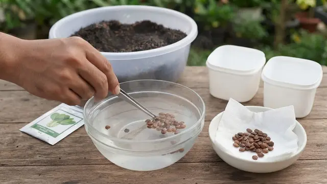 Cara Menanam Pakcoy di Wadah Bekas Es Krim