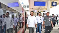Menteri Perhubungan (Menhub) Budi Karya Sumadi kembali melakukan uji coba Kereta Cepat Jakarta-Bandung (KCJB), Selasa (19/9/2023). (Dok Kemenhub)