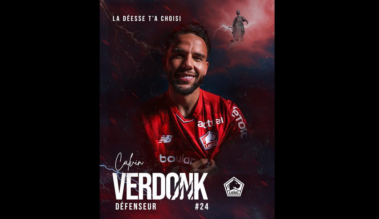 Keputusan Lille juga didasari oleh performa konsisten dari Calvin Verdonk saat berseragam NEC Nijmegen. Pemain 28 tahun ini merupakan sosok andalan di posisi bek kiri dan bahkan menjabat sebagai wakil kapten tim. (Dok. LOSC)