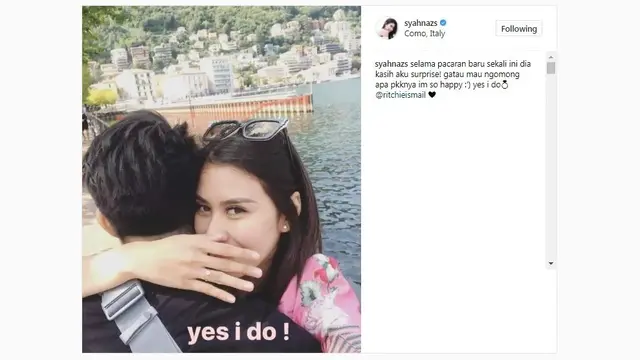 Syahnaz Sadiqah dan Jeje Govinda