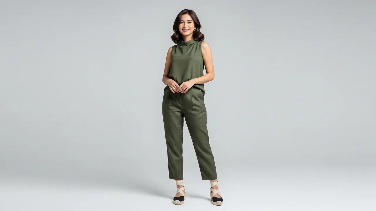 Model Celana 3/4 untuk Wanita