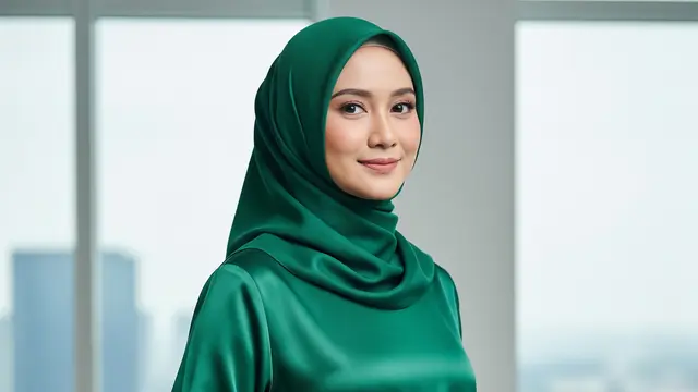 Model Gamis Elegan untuk Ibu Pejabat
