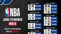 Dapatkan jadwal NBA Season 2024/25 week 16 di Vidio. Saksikan dan dukung tim basket jagoan kalian hanya di layanan OTT Vidio. (sum. doc. vidio.com)