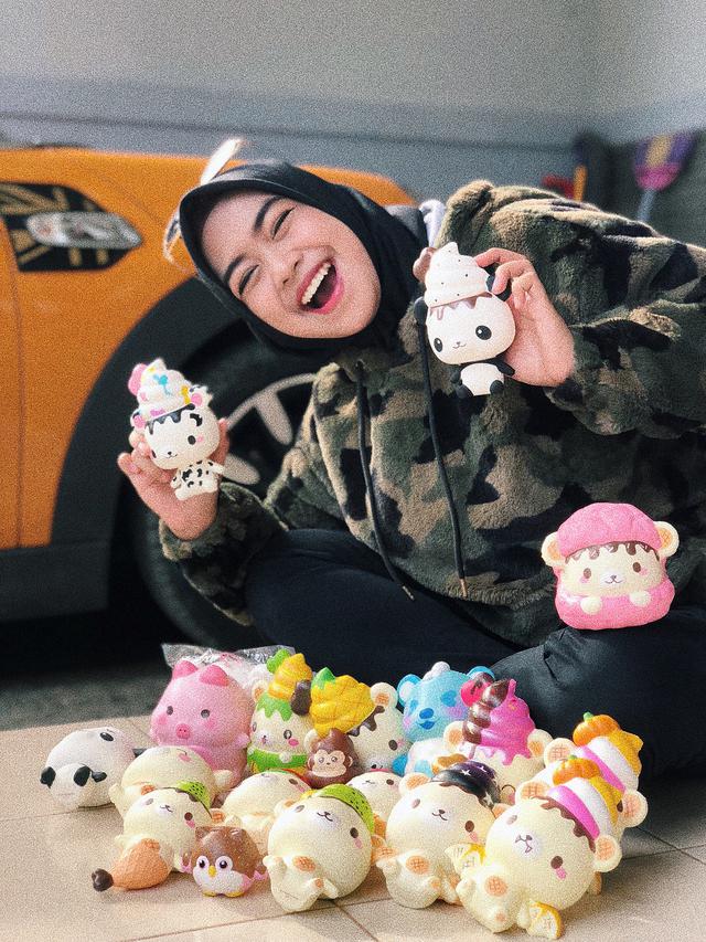 Potret Koleksi Squishy Ria Ricis (sumber: instagram/riaricis1795)