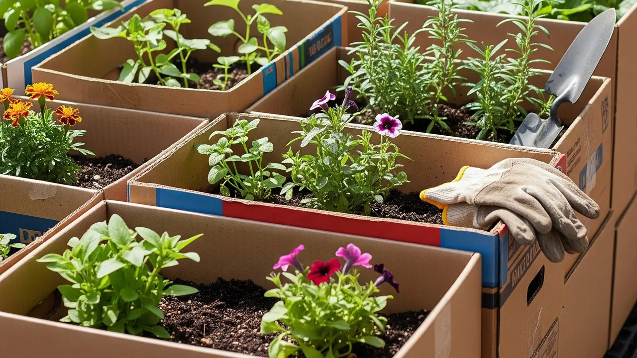 Cara Memanfaatkan Kardus Bekas untuk Berkebun