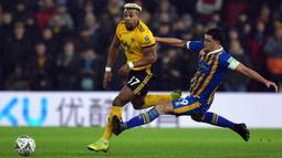 2. Adama Traore (Wolverhampton) - Rating lari 96 di FIFA 20. (AFP/Oli Scarff)