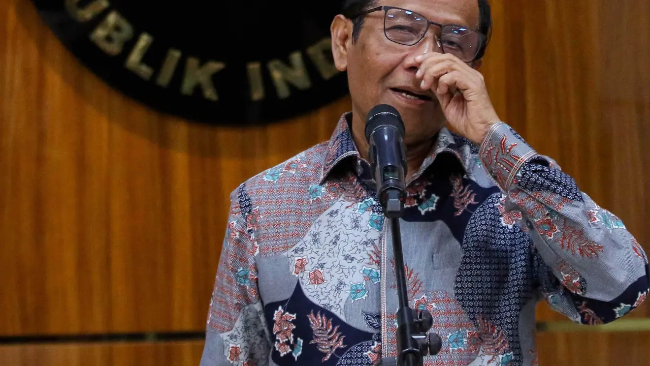 Momen Terakhir Mahfud Md di Kemenko Polhukam