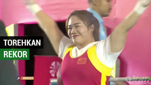 Berita video Tan Yujiao membukukan rekor baru di cabang olahraga angkat besi pada ajang Asian Para Games di Balai Sudirman, Selasa (9/10/2018).