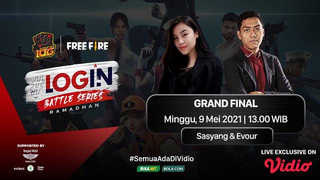 Streaming Grand Final Login Battle Series di Vidio