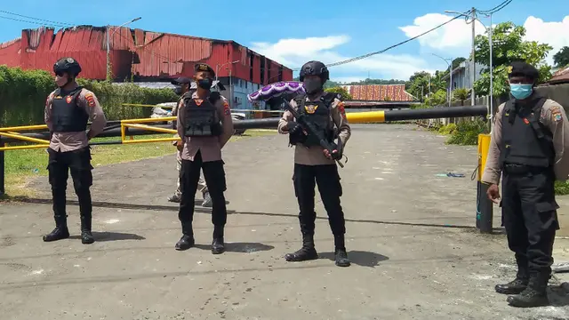FOTO: Kondisi Pasca Bentrok yang Tewaskan 18 Orang di Sorong Papua