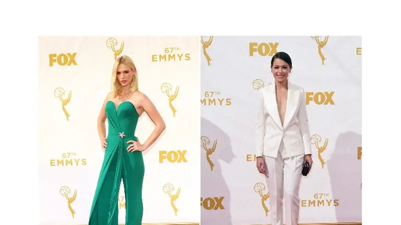 Inspirasi Pakai Celana Saat Berpesta Dari Emmy Awards 2015