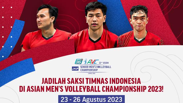 Jadwal dan Live Streaming AVC Asian Championship 2023 di Vidio