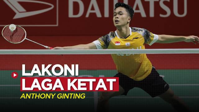 Berita video tunggal putra bulutangkis Indonesia, Anthony Ginting, memberi komentar setelah melakoni laga ketat pada babak awal Indonesia Masters 2022, Rabu (8/6/2022).