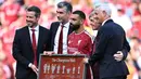 Sejauh ini, Salah telah mempersembahkan sembilan trofi untuk Liverpool, salah satunya dua gelar Liga Inggris dan satu trofi Liga Champions. (AFP/Paul Ellis)