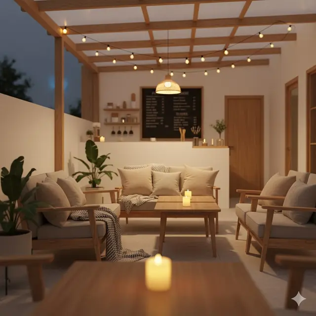 Nuansa ‘Hygge’ dengan Lampu Gantung dan Bantal Empuk