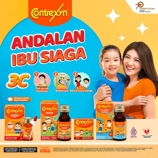 Si Kecil Rawan Terserang Bapil Saat Musim Liburan, Yuk Jadi Ibu Siaga bersama Contrexyn Flu & Batuk Berdahak!