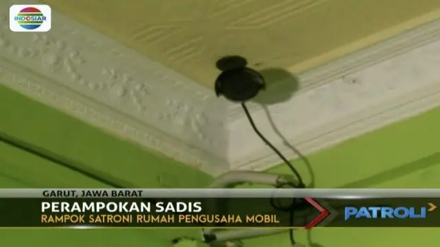 Aksi Perampok Gasak Rumah Bos Showroom Mobil