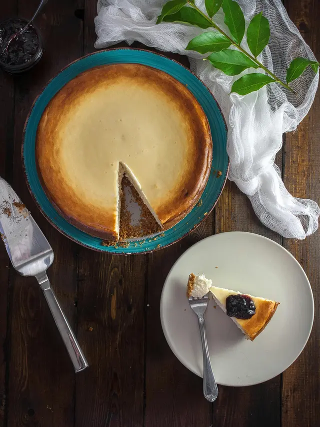 resep cheesecake blueberry