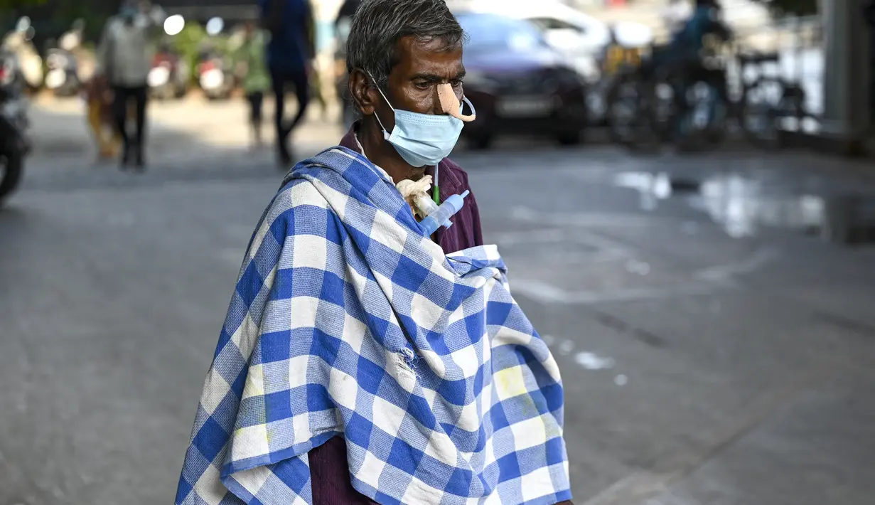 Menteri Kesehatan Ma Subramanian mengatakan, meskipun penyebaran infeksi belum meningkat, penting untuk melakukan tindakan pencegahan. (AFP/R.Satish Babu)