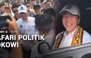 Lanjutkan Safari Politik di Lampung, Jokowi Blusukan ke Sentra Kuliner Maliosewu