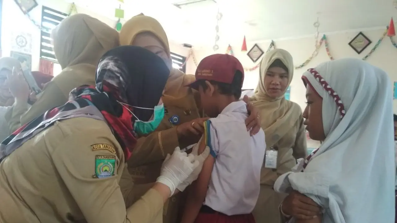 Imunisasi difteri di Kota Tangerang
