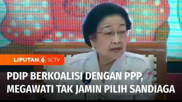 Ketua Umum PDI Perjuangan, Megawati Soekarnoputri, tidak menjamin akan memilih Sandiaga Uno sebagai bakal calon wakil presiden, walaupun PDI Perjuangan sudah berkoalisi dengan PPP. Megawati juga bertanya langsung kepada Sandiaga Uno, dan PPP juga tid...
