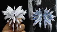 Karya Seni Origami Burung Bangau Ini Detailnya Sempurna. (Sumber: Brightside)