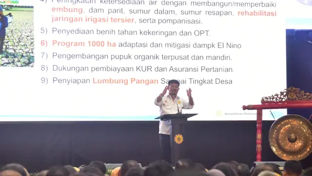 Sejumlah Upaya Antisipasi El Nino 