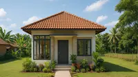 6 Model Rumah Sederhana Ukuran 6x9 dengan Pekarangan Luas di Desa