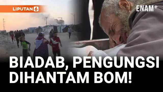 VIDEO: Serangan Artileri Israel Tewaskan Pengungsi di Khan Younis
