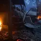 Kelompok Kriminal Bersenjata (KKB) kembali melakukan pembakaran kantor Airnaf di Sugapa Intan Jaya Papua. (Merdeka.com)