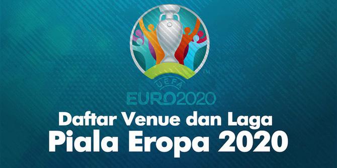 VIDEOGRAFIS: Daftar Venue dan Laga Piala Eropa 2020