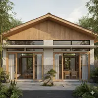 7 Model Rumah Kecil Tapi Luas dengan Ventilasi Silang, Sirkulasi Udara Alami yang Bikin Hunian Sejuk Sepanjang Hari (Foto: Gemini AI)